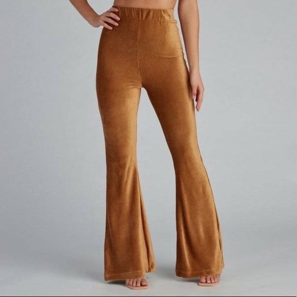 Forever 21 Suede Flare Leggings